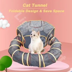 Tunnel tubulaire jouet chien – produit pour animaux, accessoire pratique