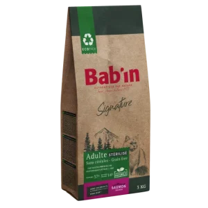 BAB’IN – CHAT ADULTE – GRAIN FREE – SAUMON