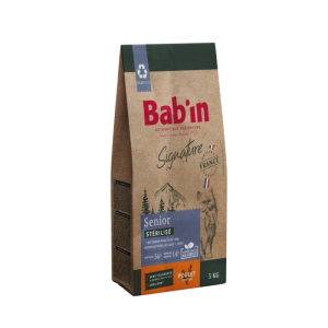 BAB’IN SIGNATURE CHAT SENIOR stérilisé +7ans poulet 3kg